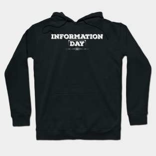 National Freedom of Information Day White Hoodie